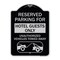Signmission Reserved Parking for Hotel Guests Unauthorized Vehicles Towed Away Alum, 24" x 18", BS-1824-23098 A-DES-BS-1824-23098 - alternate 1